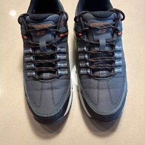 Skechers Summit AT Men's Gray and Orange Athletic Sneakers